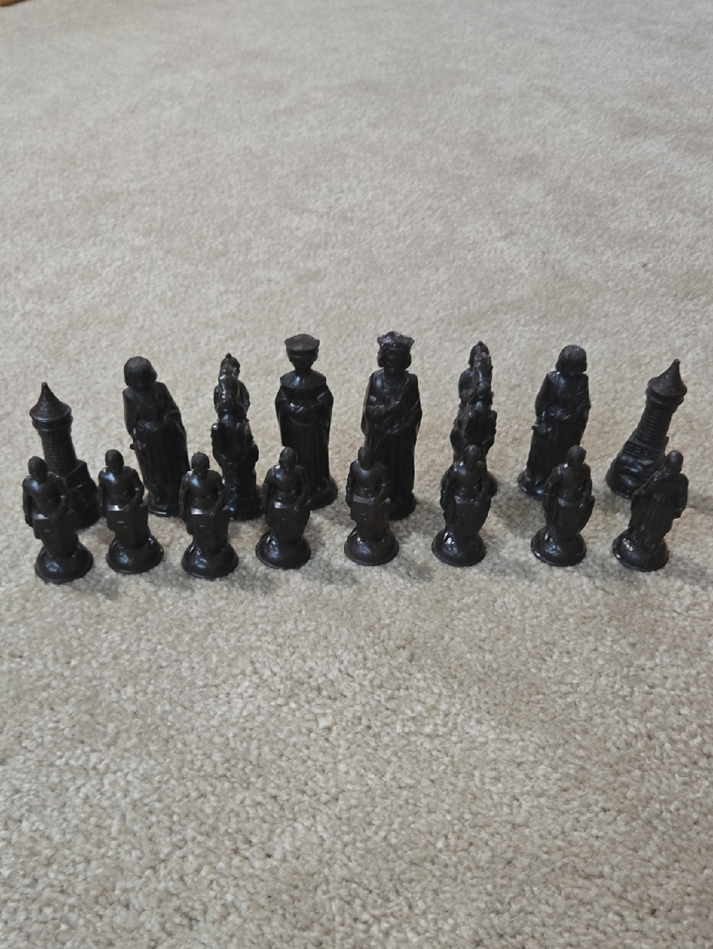 Renaissance Chess BLACK Pieces Only